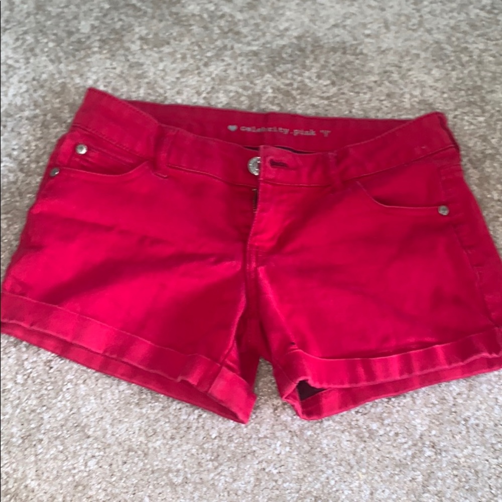 Size 7 red shorts, perfect for 4th of July!